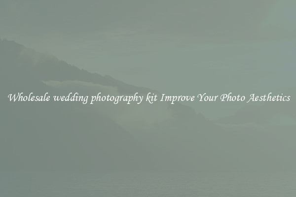 Wholesale wedding photography kit Improve Your Photo Aesthetics