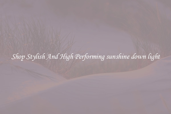 Shop Stylish And High Performing sunshine down light