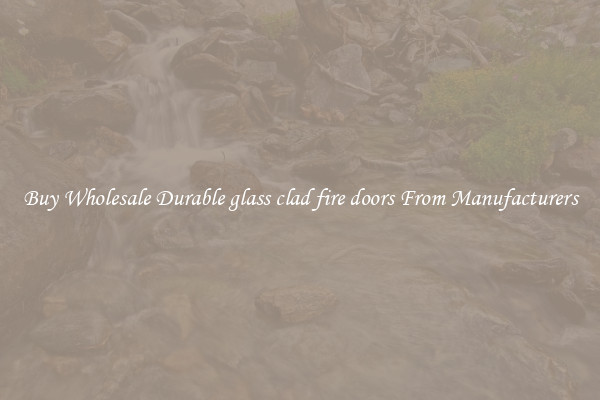 Buy Wholesale Durable glass clad fire doors From Manufacturers