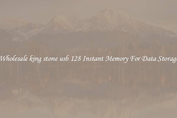 Wholesale king stone usb 128 Instant Memory For Data Storage
